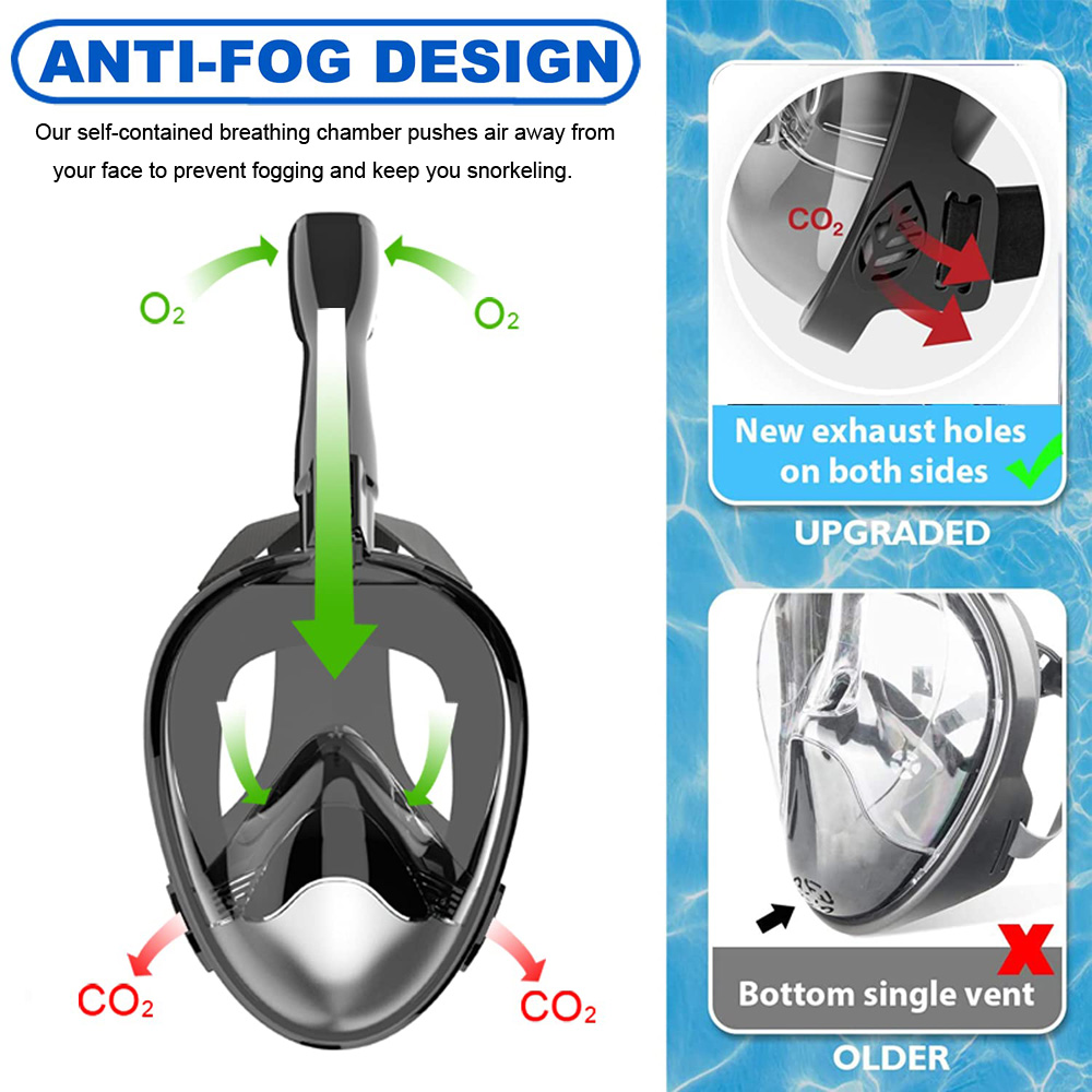 Full Face Snorkel Mask Diving  - Snorkel Mask Full Face review and price