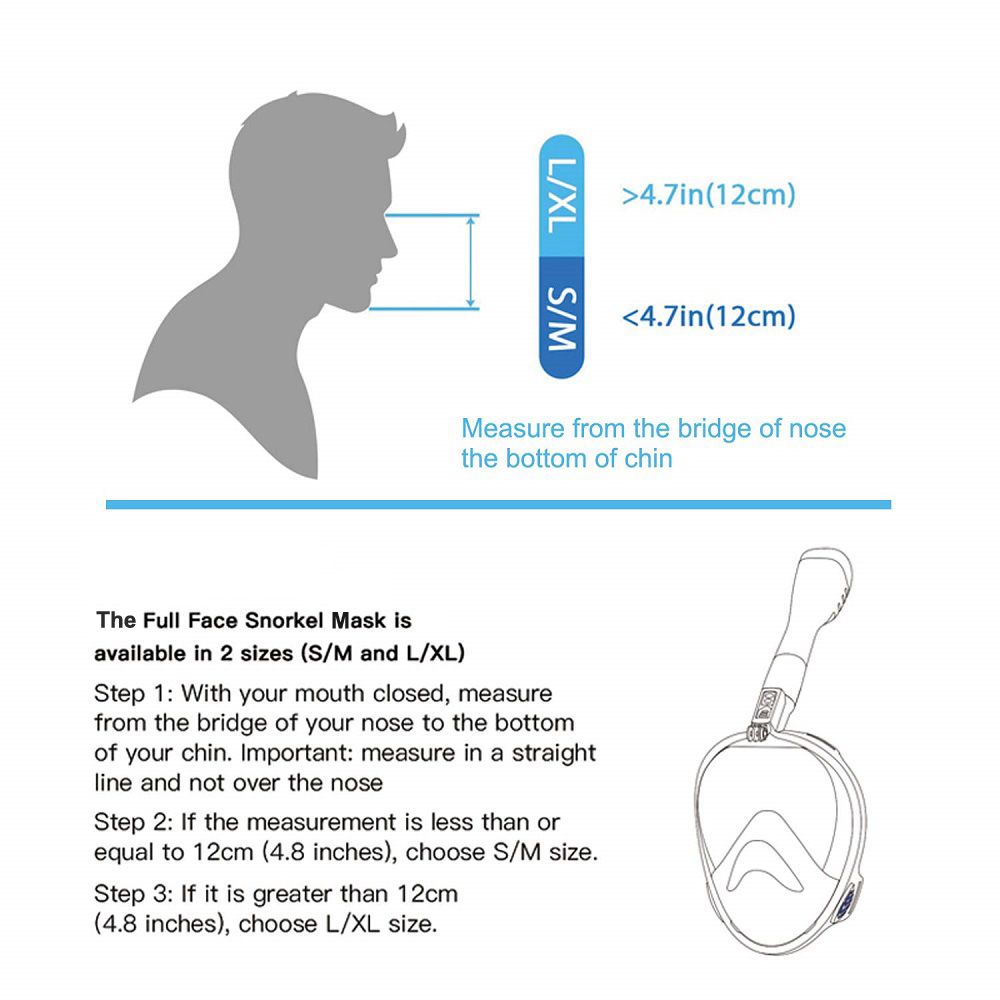 Full Face Snorkel Mask Diving  - Snorkel Mask Full Face review and price