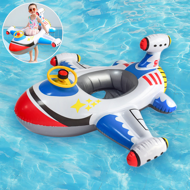 Baby Swimming Circle Airplane  - Pool Float Ring Inflatable review and price