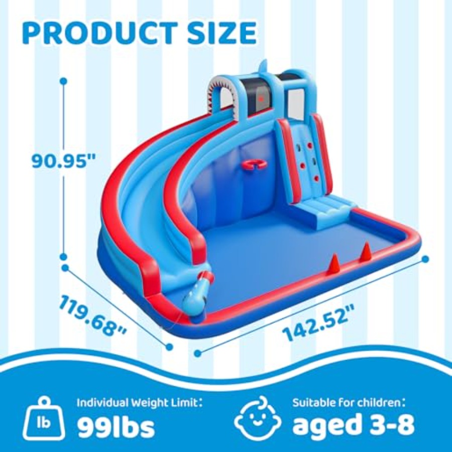 Backyard inflatable water slid - Water Slide Inflatable review and price