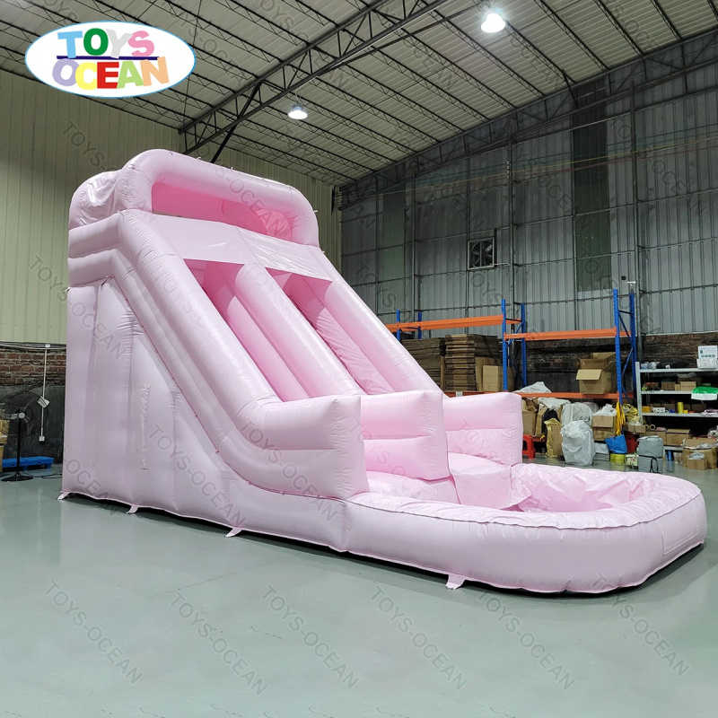 Commercial Grade Pink Double L - Water Slide Inflatable review and price