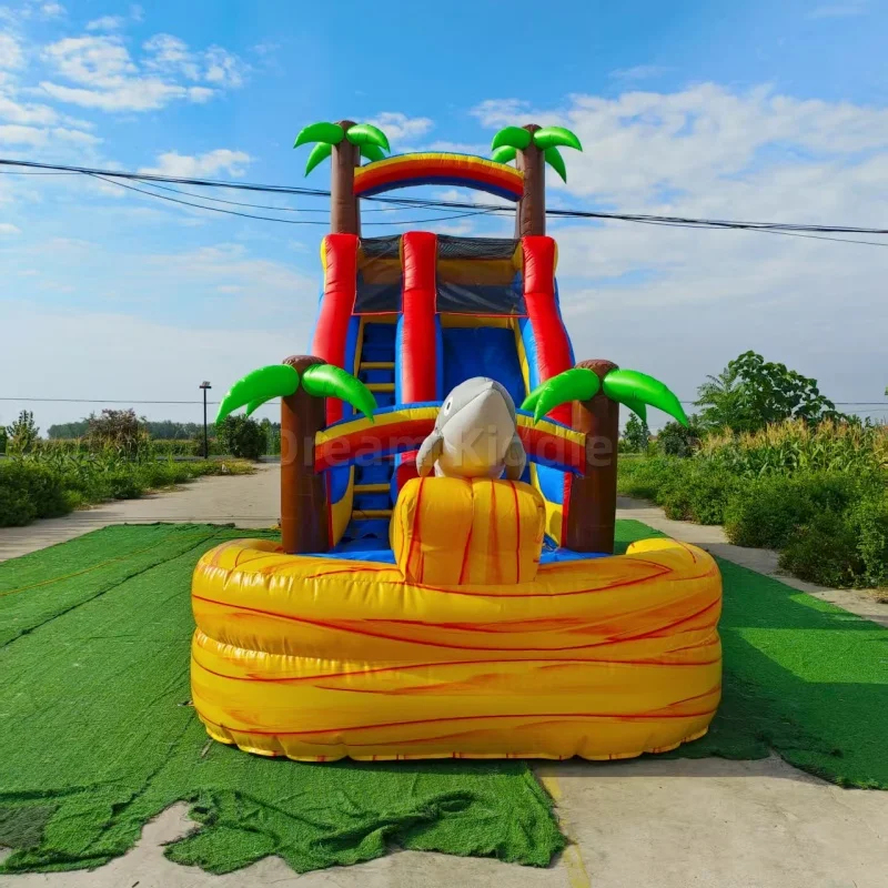 Giant Tropical Dolphin Theme I - Water Slide Inflatable review and price