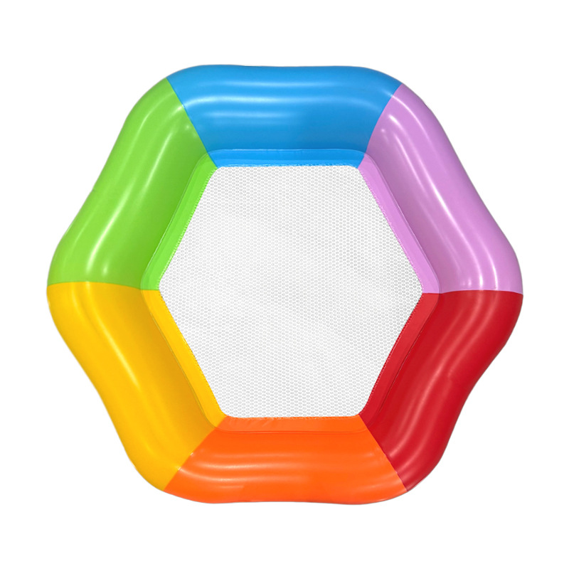New Hexagon Colorful Inflatabl - Pool Lounger Inflatable review and price