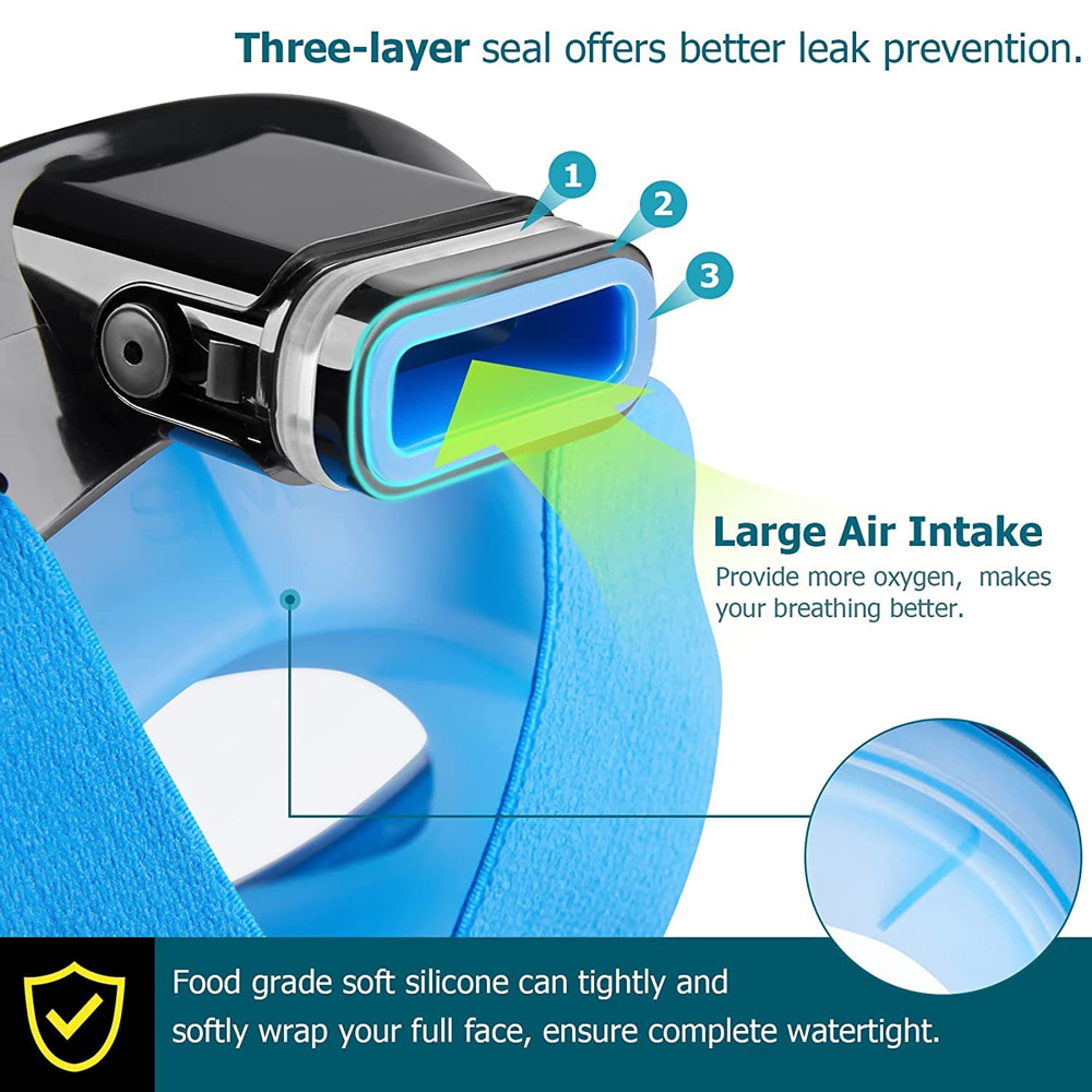 New Full Face Diving Mask with - Snorkel Mask Full Face review and price
