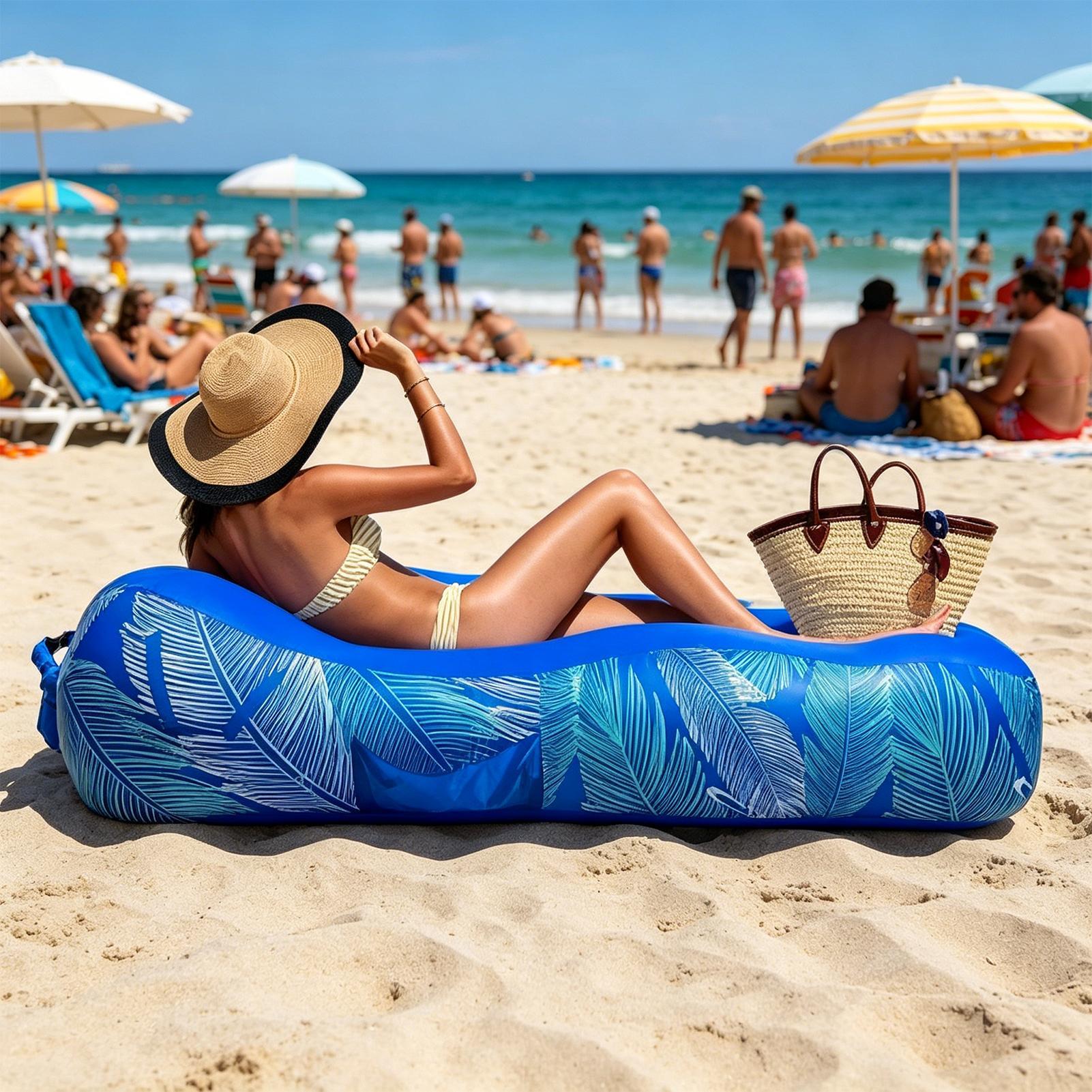 Inflatable Lounger with Sunsha - Pool Lounger Inflatable review and price