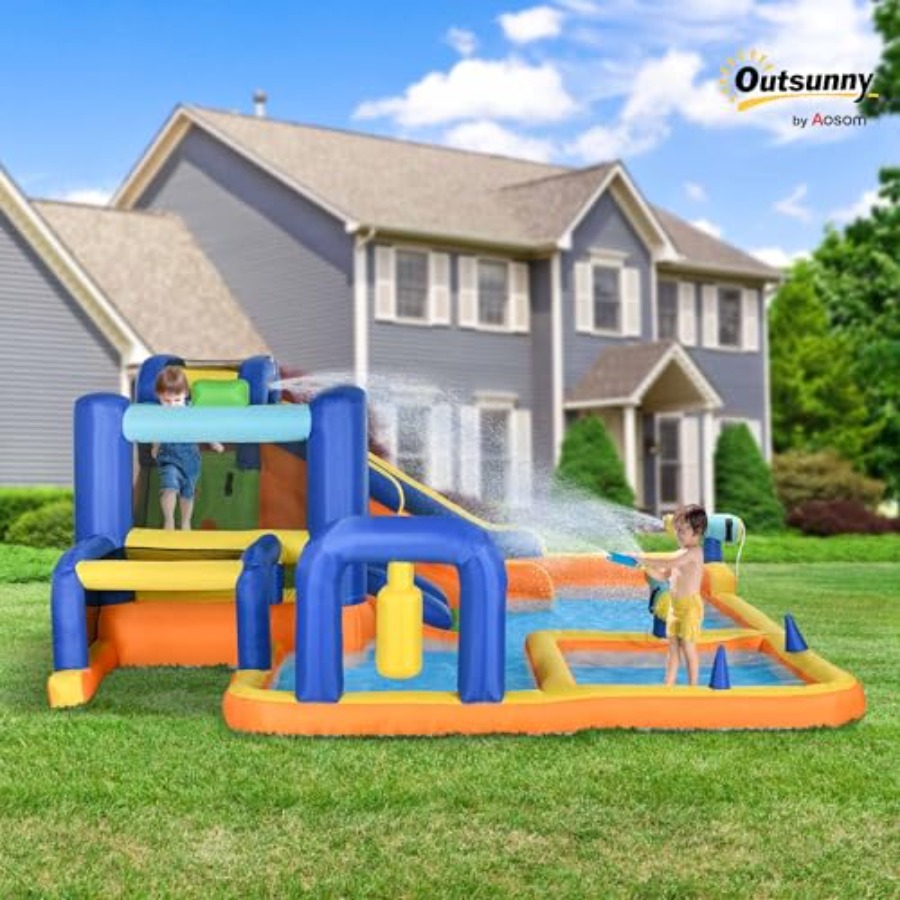 inflatable water slide 7-in-1  - Water Slide Inflatable review and price