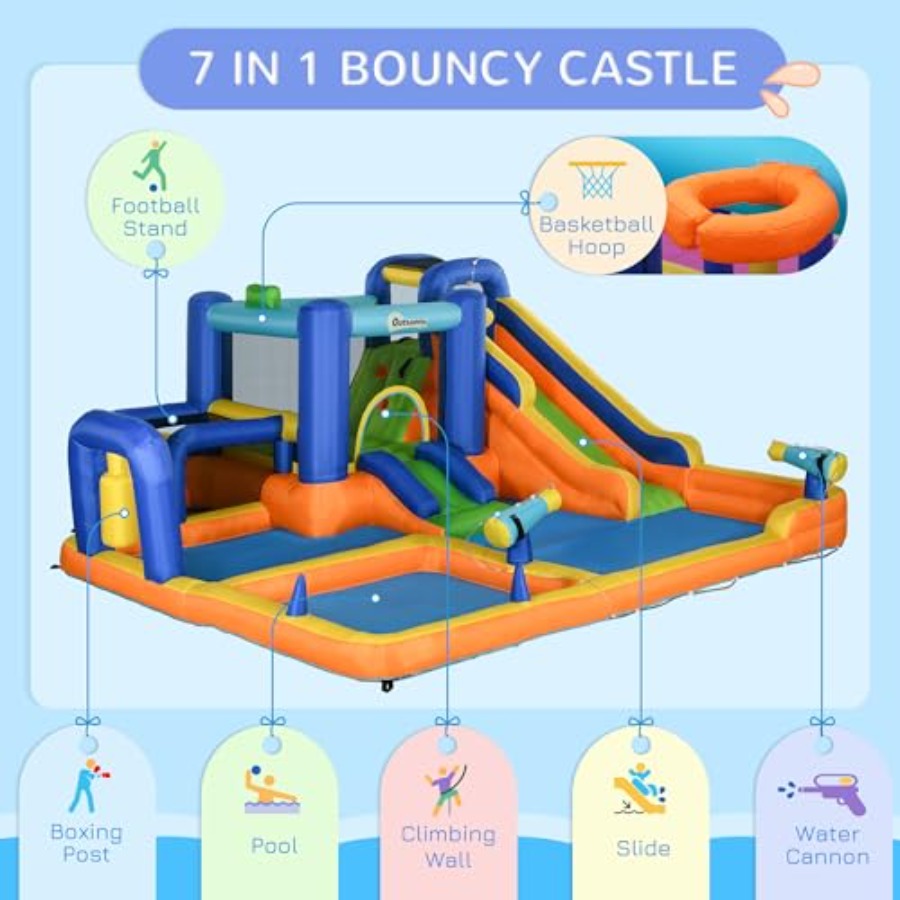 inflatable water slide 7-in-1  - Water Slide Inflatable review and price