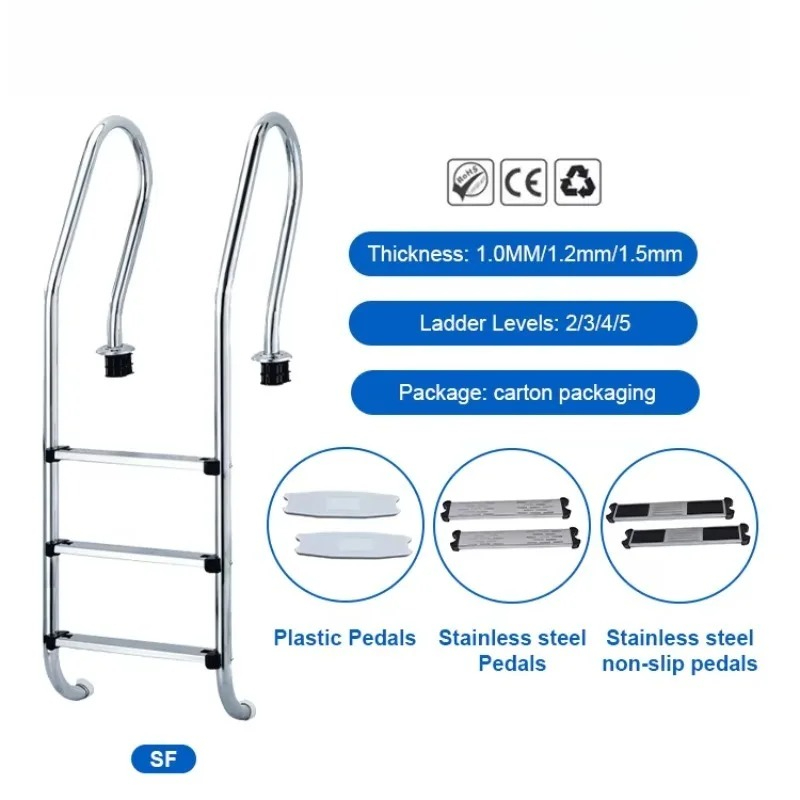 Stainless Steel 3/4-Step Above - Pool Ladder Above Ground review and price