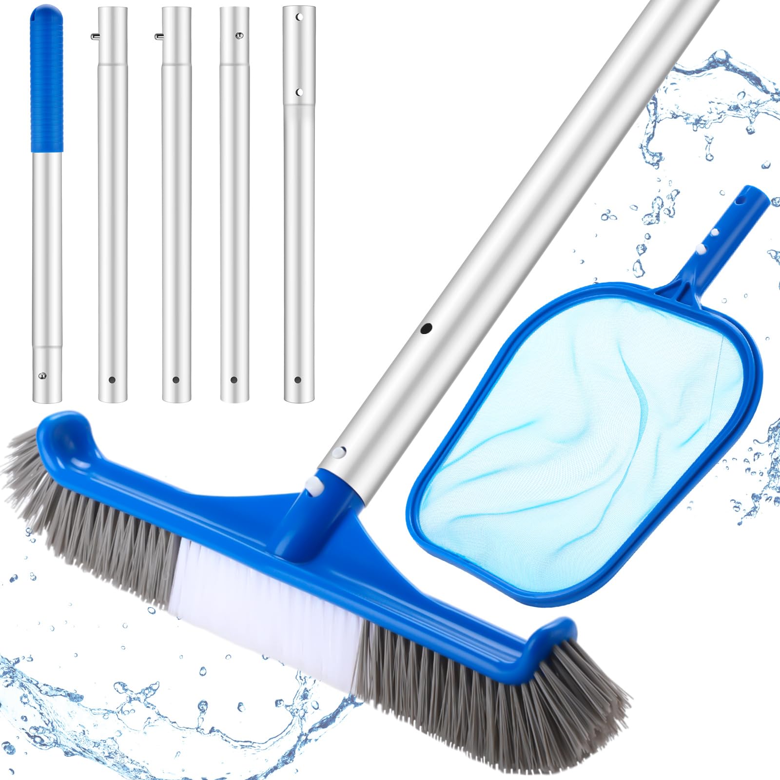 3 Pcs Pool Cleaning Kit with H - Pool Skimmer Net review and price