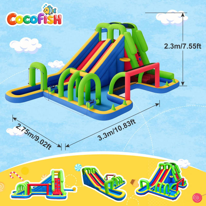 Cocofish Large Inflatable Wate - Water Slide Inflatable review and price
