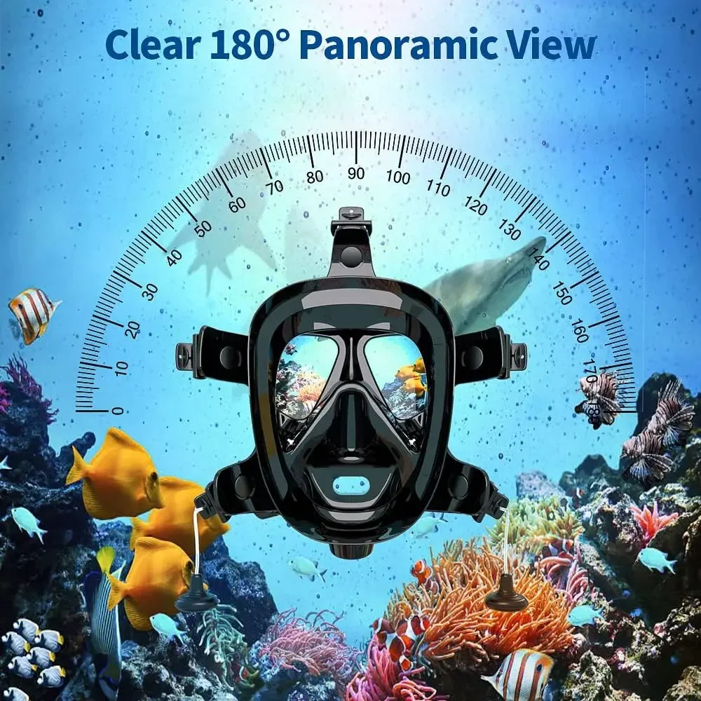 TRIMIX Full Face Diving Mask w - Snorkel Mask Full Face review and price