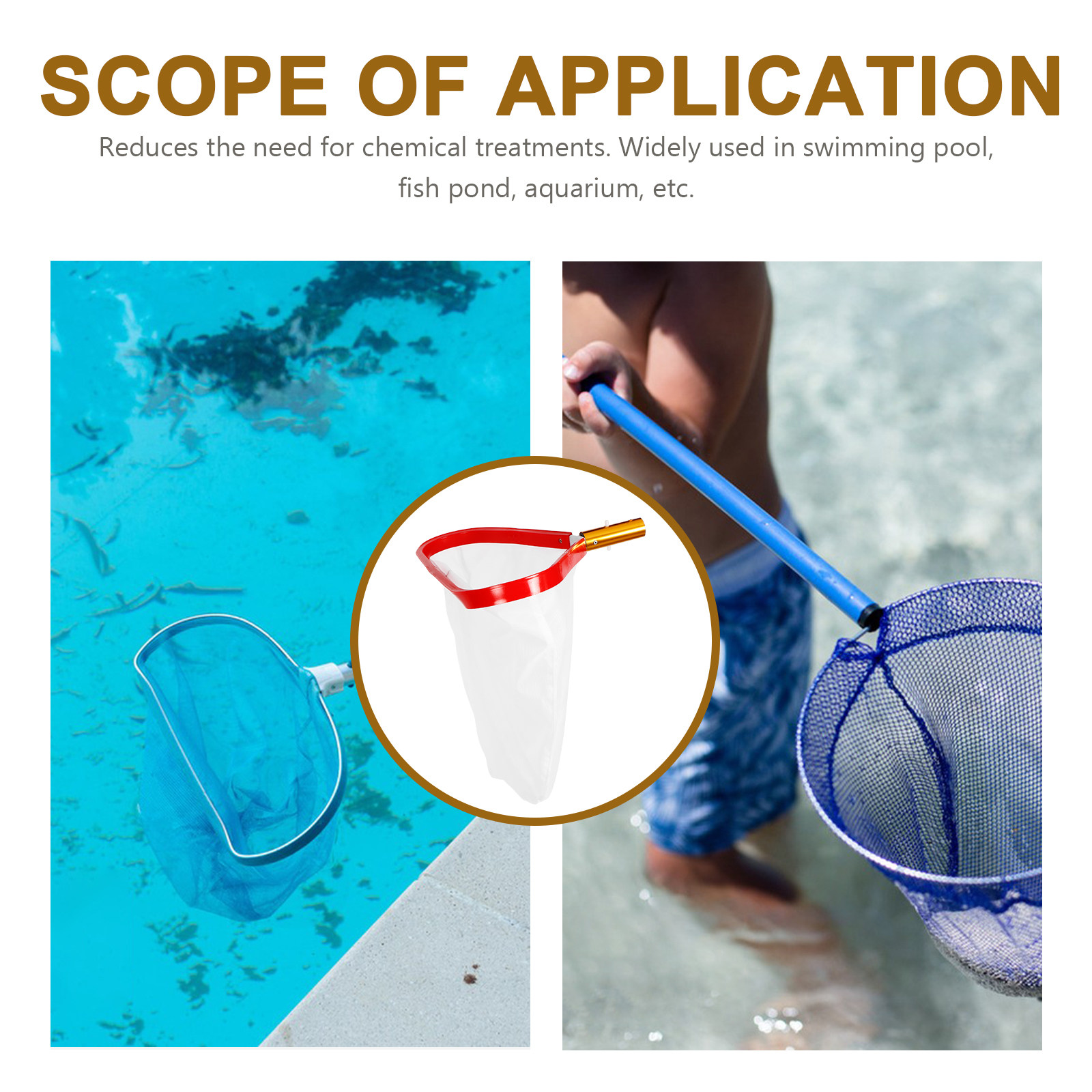 Pool Leaf Skimmer Net Clean Me - Pool Skimmer Net review and price