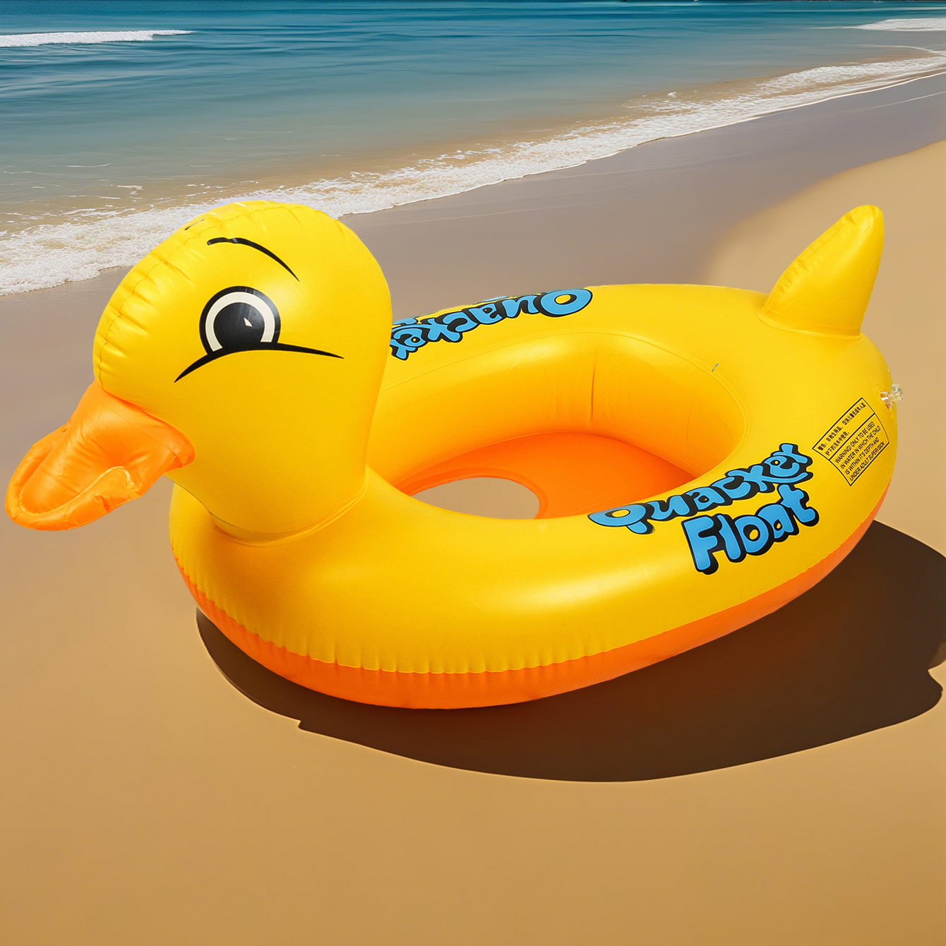 1PC Duck-shaped Thickened Infl - Pool Float Ring Inflatable review and price