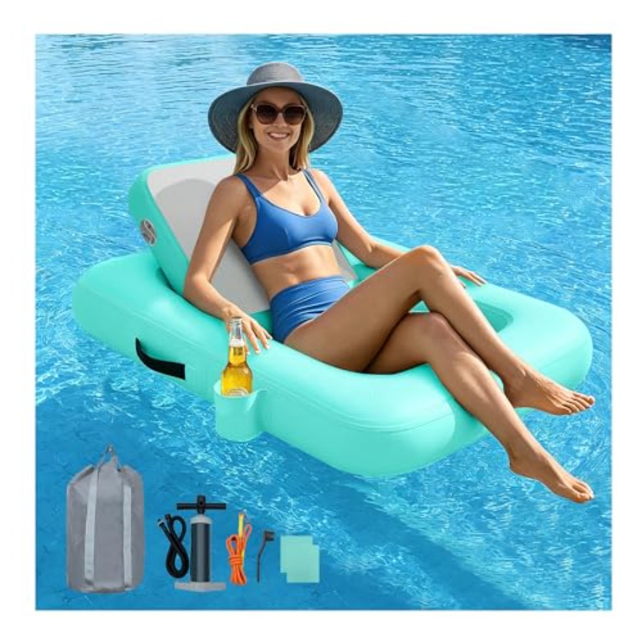 Floating Chairs with Backrest  - Pool Lounger Inflatable review and price
