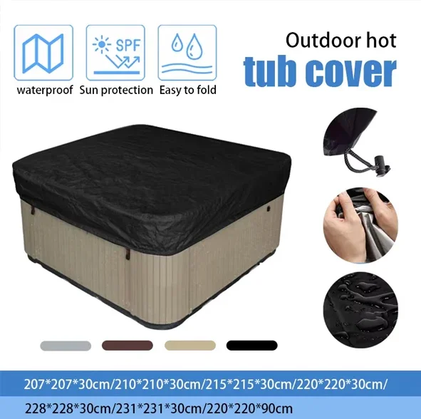 Spa Hot Tub Dust Cover Bathtub - Pool Cover Waterproof review and price