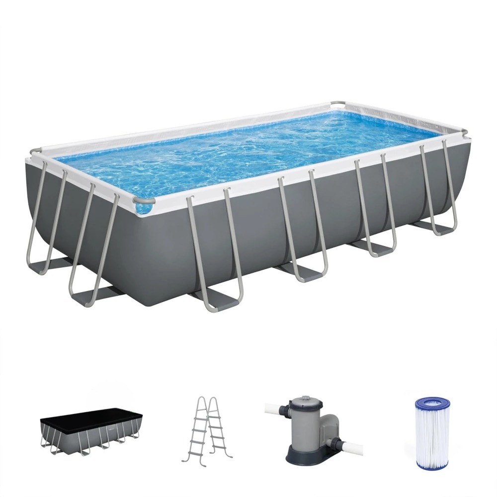 Rectangular Metal Frame Above  - Pool Ladder Above Ground review and price